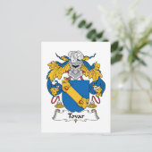 Tovar Family Crest Briefkaart (Staand voorkant)