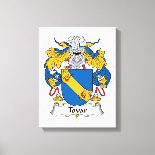 Tovar Family Crest Canvas Afdruk