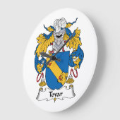 Tovar Family Crest Grote Klok (Hoek)