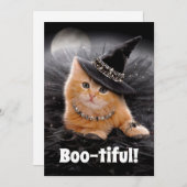 Toveerachtige Heksenkitten Kaart (Voorkant / Achterkant)