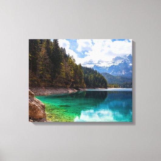 Tovel Lake Canvas Afdruk (Voorkant)