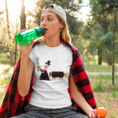 Tovenaar aan het uitvoeren t-shirt