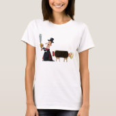 Tovenaar aan het uitvoeren t-shirt (Voorkant)