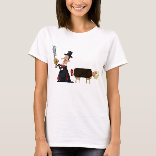 Tovenaar aan het uitvoeren t-shirt (Voorkant)