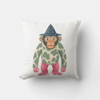 Tovenaar Aap Kussen met Koeienprint