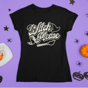 Tovenaar alsjeblieft   Grappig Halloween citaat T-shirt