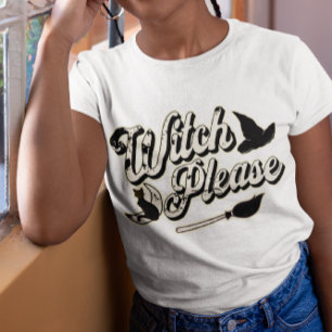 Tovenaar alsjeblieft   Grappig Halloween citaat T-shirt