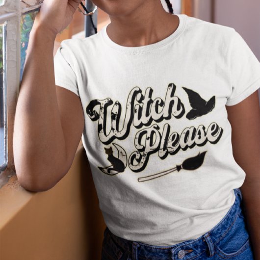 Tovenaar alsjeblieft | Grappig Halloween citaat T-shirt