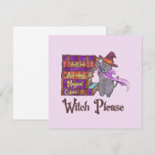 Tovenaar Alsjeblieft - Witch Black Cat (Voorkant / Achterkant)