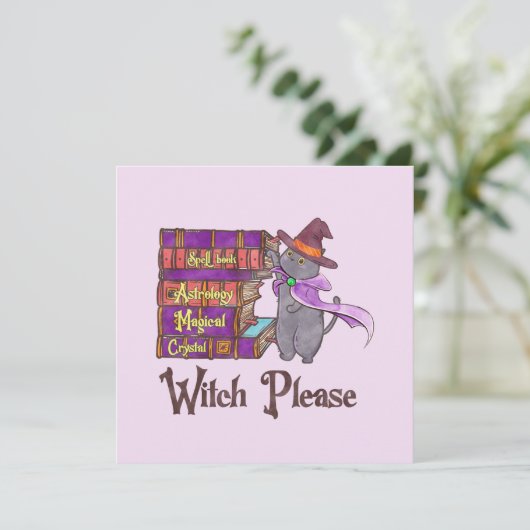 Tovenaar Alsjeblieft - Witch Black Cat (Staand voorkant)