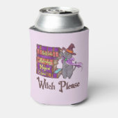 Tovenaar Alsjeblieft - Witch Black Cat Blikjeskoeler (Blikje Achterkant)