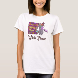 Tovenaar Alsjeblieft - Witch Black Cat T-shirt