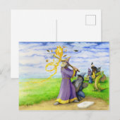 Tovenaar bij Bat Briefkaart (Voorkant / Achterkant)