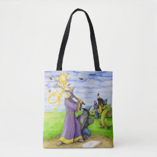 Tovenaar bij Bat Tote Bag
