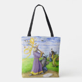 Tovenaar bij Bat Tote Bag (Achterkant)