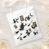 Tovenaar blackcat maan bloomstick bedankzakje (Geknipt)