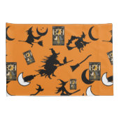 Tovenaar blackcat maan bloomstick kussensloop (Achterkant-Rechts)