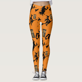 Tovenaar blackcat maan bloomstick leggings