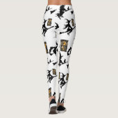 Tovenaar blackcat maan bloomstick leggings (Achterkant)