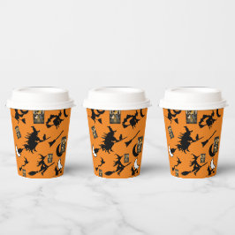 Tovenaar blackcat maan bloomstick papieren bekers