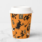 Tovenaar blackcat maan bloomstick papieren bekers (Achterkant)