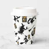 Tovenaar blackcat maan bloomstick papieren bekers (Achterkant)