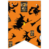 Tovenaar blackcat maan bloomstick vlaggetjes (Eerste vlag)