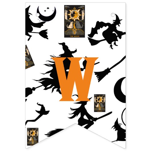 Tovenaar blackcat maan bloomstick vlaggetjes (Tweede vlag)