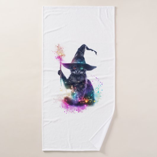 Tovenaar Cat Magic Badhanddoek (Badhanddoek)
