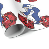 Tovenaar die bike met 20 gesteunde ijskop bepaalt cadeaupapier (Rol Hoek)