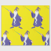 Tovenaar die een Magisch het Ompakken Papier van d (Vlak)