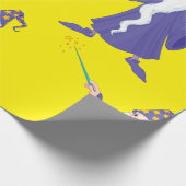 Tovenaar die een Magisch het Ompakken Papier van d (Hoek)