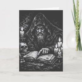 Tovenaar die het Grimoire bestudeert — door BurnsI Kaart