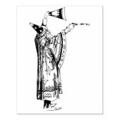  tovenaar die Magic Rubber Art Stamp bevat Rubberstempel (Afrduk)