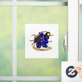 Tovenaar Dobbelsteen Ontwerp Raamsticker (Huis)