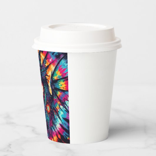 Tovenaar draak van kennis papier cup papieren bekers (Links)