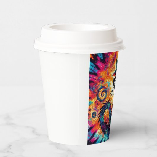 Tovenaar draak van kennis papier cup papieren bekers (Rechts)