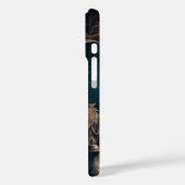 Tovenaar eenogige kat met bier Case-Mate iPhone case (Achterkant / Links)