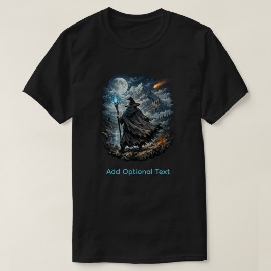Tovenaar en de Maan T-shirt (Design voorkant)