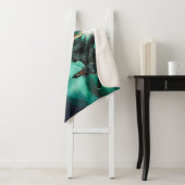 Tovenaar en draak sherpa deken (In situ)