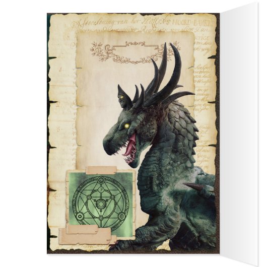 Tovenaar en Dragon Verjaardag (Binnen (Links))