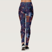 Tovenaar Euphemia Donkerblauwe Dames Leggings (Achterkant)