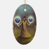 tovenaar fantasie magie keramisch ornament (Rechts)