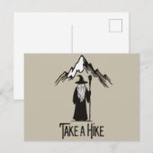 Tovenaar Ga Lopen Briefkaart (Voorkant / Achterkant)