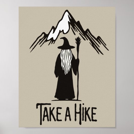 Tovenaar Ga Lopen Poster (Voorkant)
