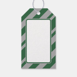 Tovenaar Groen en Grijs Blanco Cadeaukaartje Cadeaulabel