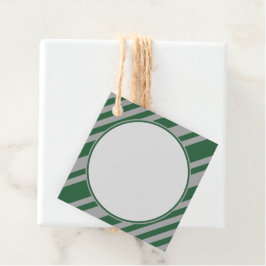 Tovenaar Groen en Grijs Blanco Vlak Bedankjes Labels