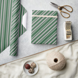 Tovenaar Groen en Grijs Cadeaupapier