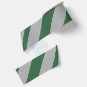 Tovenaar Groen en Grijs Grosgrain Lint (Achterkant)