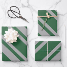 Tovenaar Groen en Grijs Inpakpapier Vel
